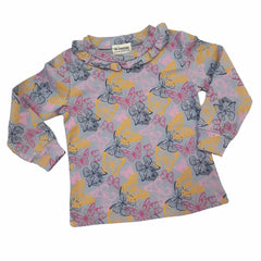 Polo Manga Larga Agustina Mariposas