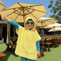 Poncho Salida de Baño Amarillo