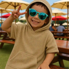 Poncho Salida de Baño Beige