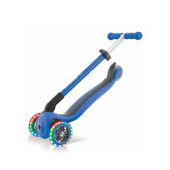 Scooter Primo Plegable LED Azul - Globber