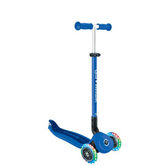 Scooter Primo Plegable LED Azul - Globber