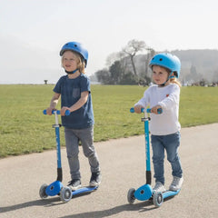 Scooter Primo Plegable LED Azul - Globber