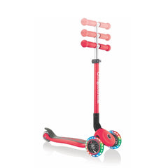 Scooter Primo Plegable LED Rojo - Globber