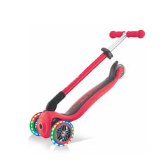 Scooter Primo Plegable LED Rojo - Globber