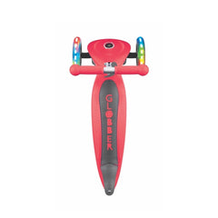 Scooter Primo Plegable LED Rojo - Globber