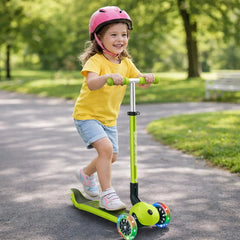 Scooter Primo Plegable Lights 3-7 Verde - Globber