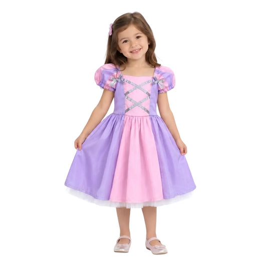 Vestido Temático Rapunzel Algodón - Sweet Peach