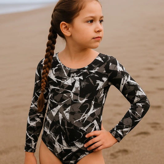 Ropa de Baño Trazos Negro