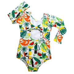 Ropa de Baño Verde Tropical