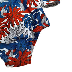 Ropa de Baño Hojas Azulinas