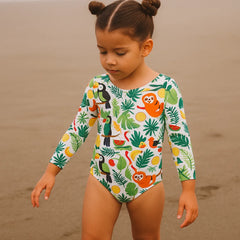 Ropa de Baño Verde Tropical