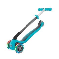 Scooter Primo Plegable Lights 3-7 Turquesa - Globber