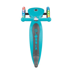 Scooter Primo Plegable Lights 3-7 Turquesa - Globber
