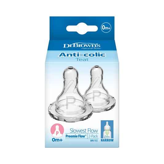 Set x2 Tetinas Nivel 0 Prematuro Estrecha Dr. Browns