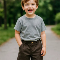 Short Drill Daniel Chocolate - Compostura