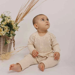 Conjunto Tejido Sofi- Montañitas Crema