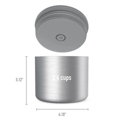 Termo de Comida Bentgo Insuled Plateado