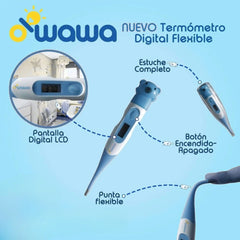 Termómetro Digital Azul Owawa