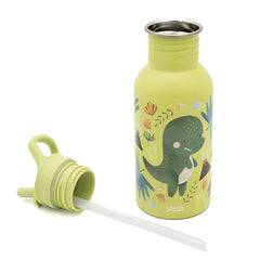 Botella de Acero Inoxidable 500 ml Creacky El Dinosaurio - Sassi