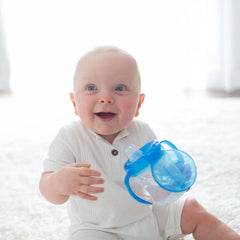 Vaso de Transición con Boquilla Suave Azul 6oz