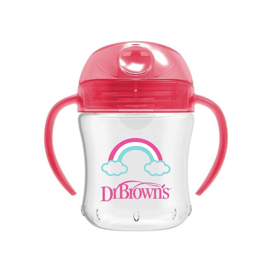 Vaso de Transición con Boquilla Suave Fucsia 6oz