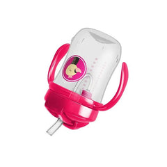 Vaso con Pajita Fucsia 9oz