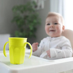 Vaso de Transición Antiderrame 7oz Verde Dr. Browns