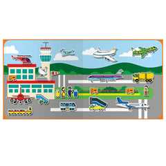 Libro de Stickers Reutilizable- Vehículos