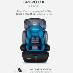 Butaca Verona Gris Grupo I/II/III - Carestino