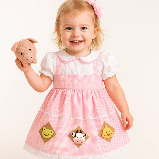 Vestido Temático Granjerita - Sweet Peach