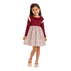 Vestido Larissa Guinda - Compostura