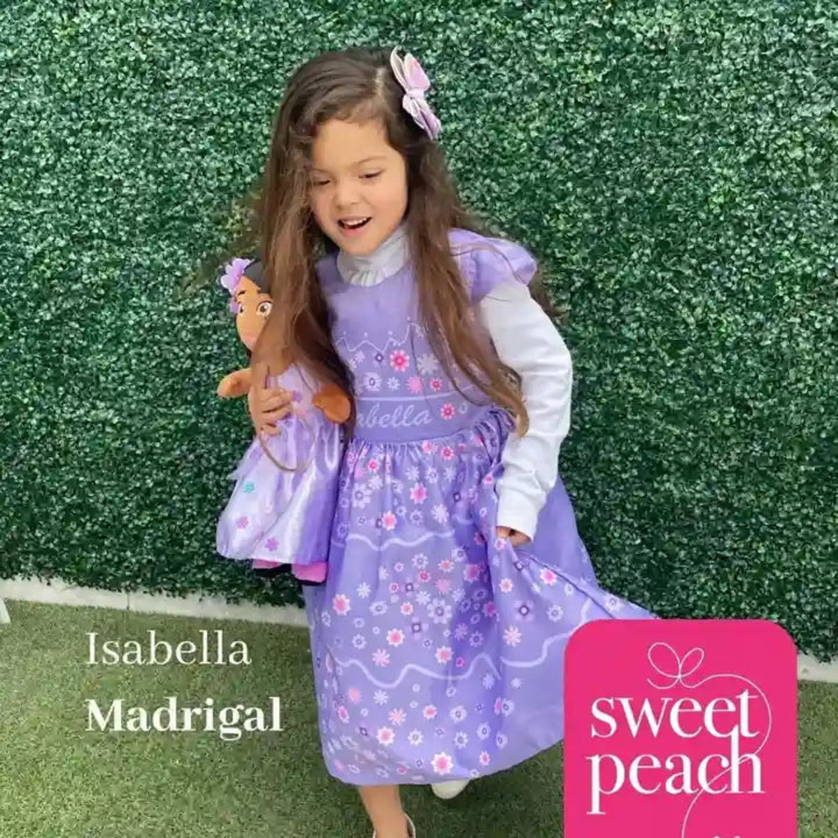 Vestido Tematico Isabella Encanto - Sweet Peach