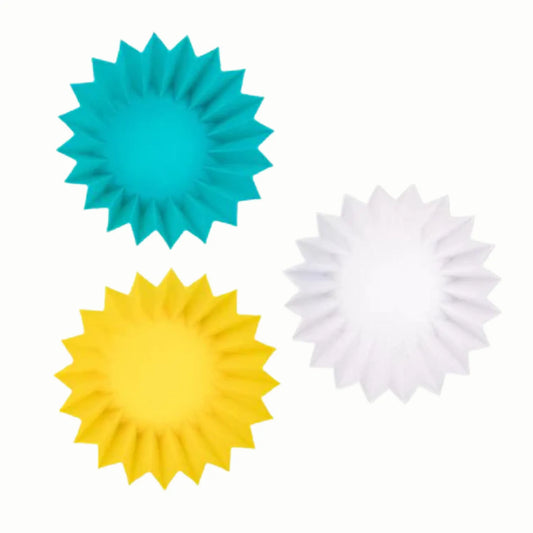 Silicone Cups Lunch Punch Amarillo Set x3
