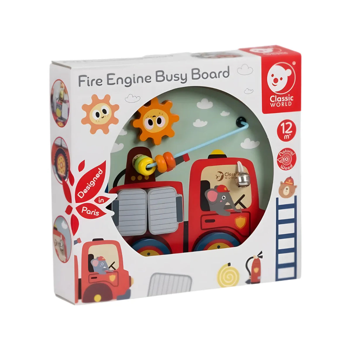 Fire Engine Busy Board/ Bomberos - Classic World