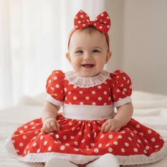 Vestido Temático Minnie - Sweet Peach