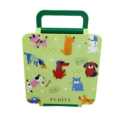 Lonchera 3 a 4 Divisiones Con Termo Puppy Pals- Purity