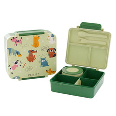 Lonchera 3 a 4 Divisiones Con Termo Puppy Pals- Purity