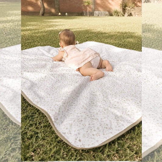 Mat Hojas Beige - Gaela Baby