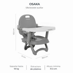 Silla de Comer Osaka Rosa - Carestino