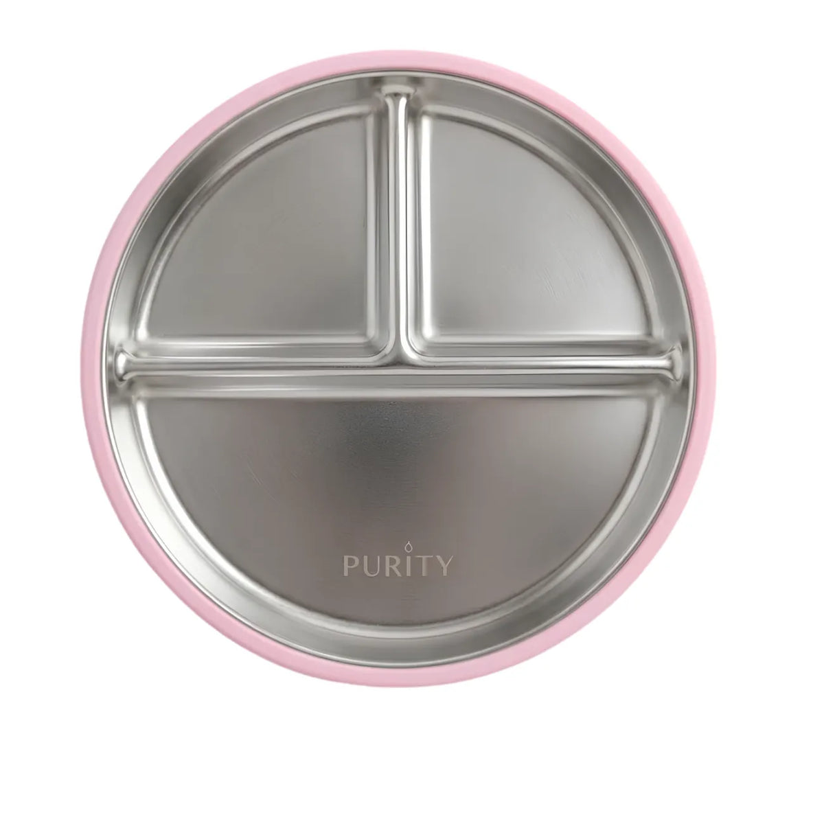 Plato de Acero Purity Rosa