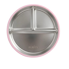 Plato de Acero Purity Rosa