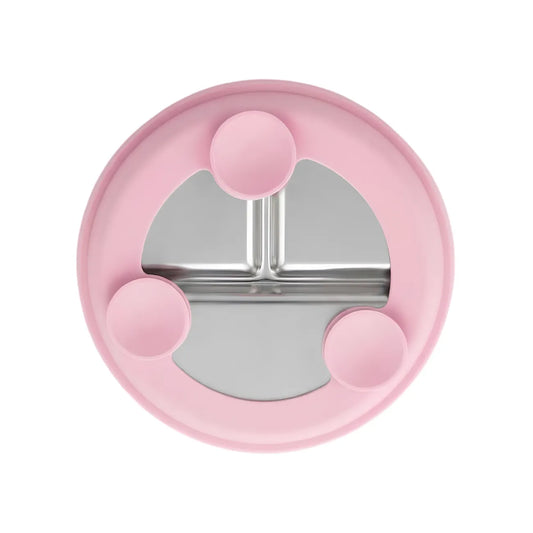 Plato de Acero Purity Rosa