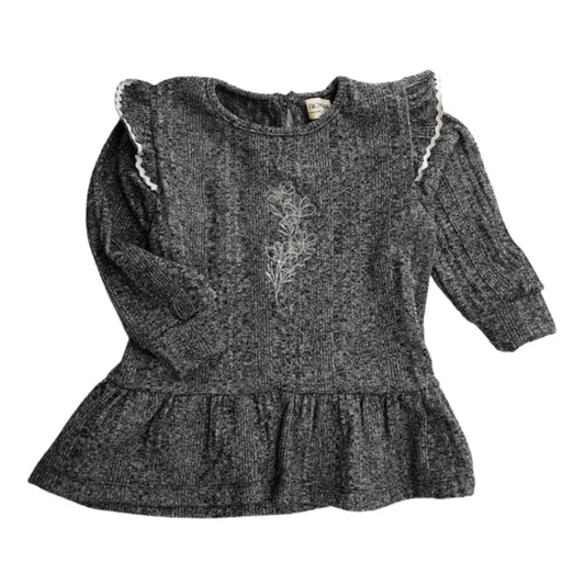 Polerón Floral Kina Gris Oscuro - Compostura