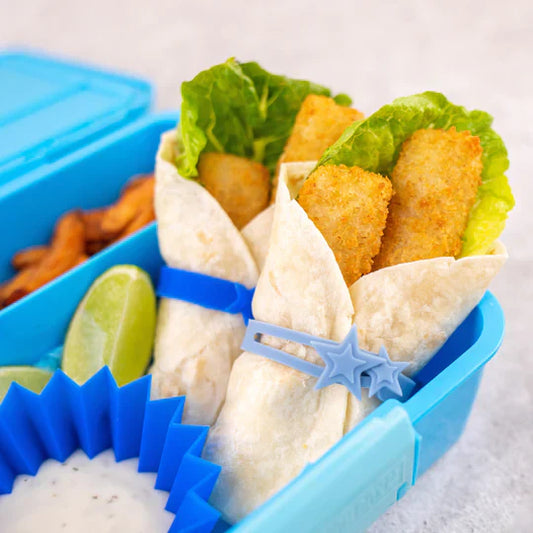 Lunch Punch Silicone Wrap Bands - Azul