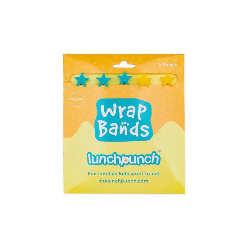 Silicone Wrap Bands Lunch Punch - Amarillo