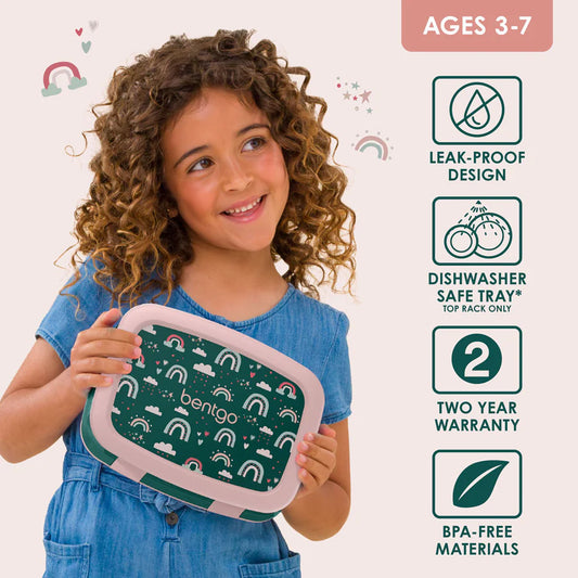 Lonchera Bentgo Kids - Arcoiris Verde