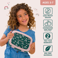 Lonchera Bentgo Kids - Arcoiris Verde