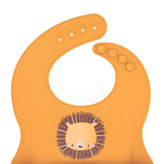 Babero de Silicona Chompy El León -  Sassi
