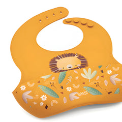 Babero de Silicona Chompy El León -  Sassi