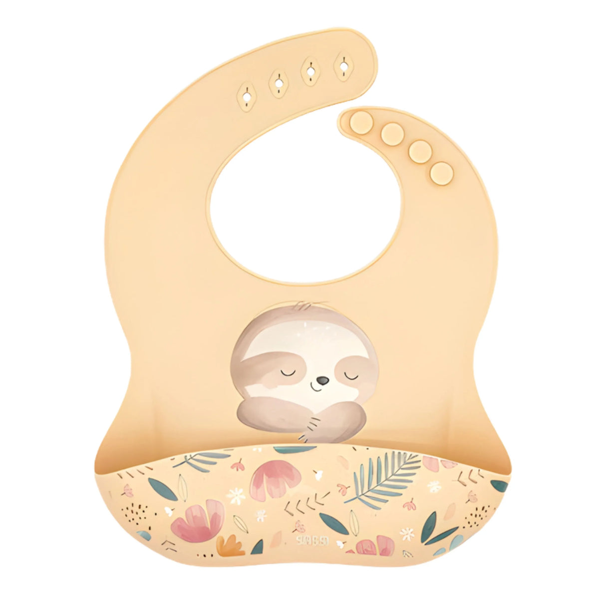 Babero de Silicona Gnawy El Perezoso -  Sassi